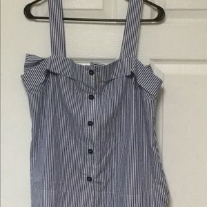 NWT Banana Republic Size M Striped Top